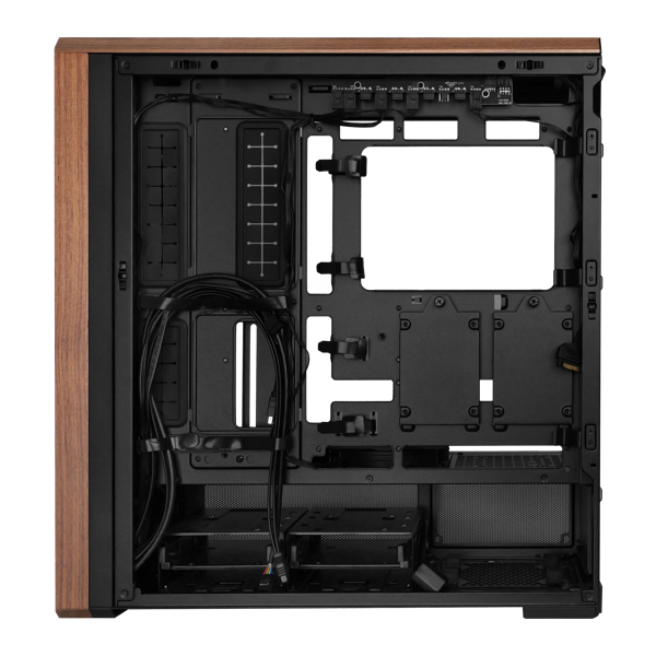 LIAN LI LANCOOL 217 WOODEN MID-TOWER CASE BLACK thumbnail 6