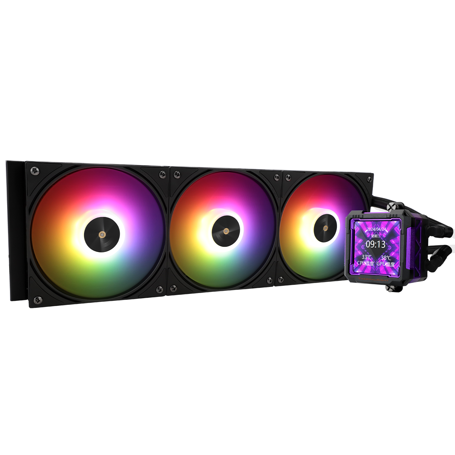 THERMALRIGHT FROZEN WARFRAME PRO 360 W/2.73IPS SCREEN BLACK