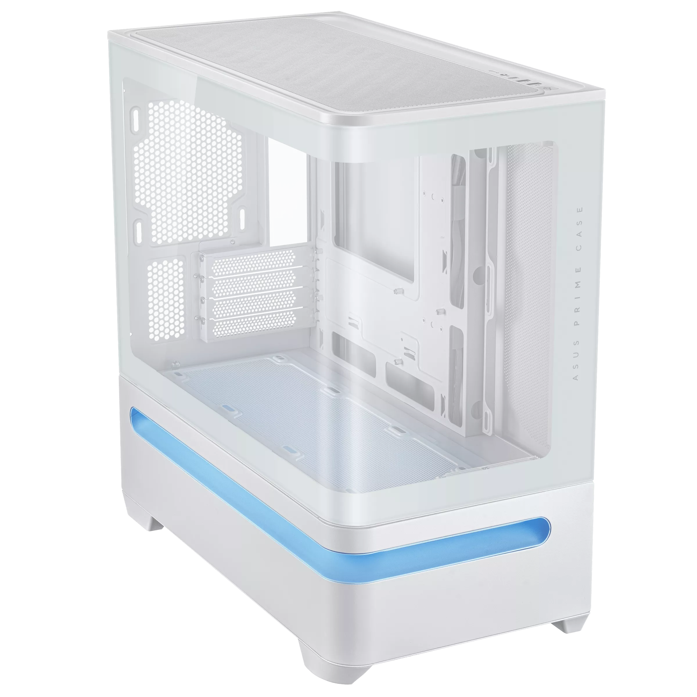 ASUS PRIME AP202 TG MATX CASE WHITE thumbnail 3