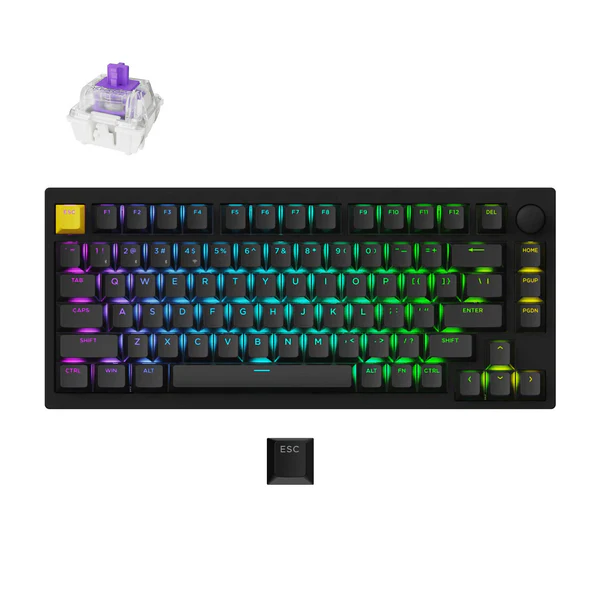 LEMOKEY P1 HE QMK 自定義機械鍵盤 Nebula Switch 星雲磁軸 WH