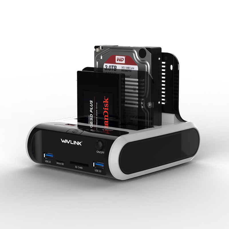 WAVLINK USB 3.0 to SATA Dual Bay Ext. Hard Drive Docking
