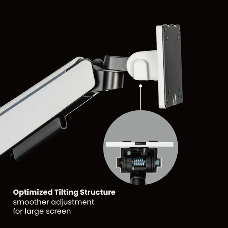BRATECK HEAVY-DUTY RGB GAMING MONITOR ARM thumbnail 3