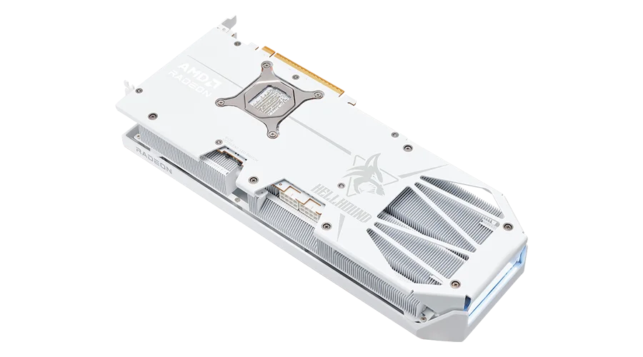 POWERCOLOR RX9070XT HELLHOUND SPECTRAL WHITE 16GB GDDR6 thumbnail 6