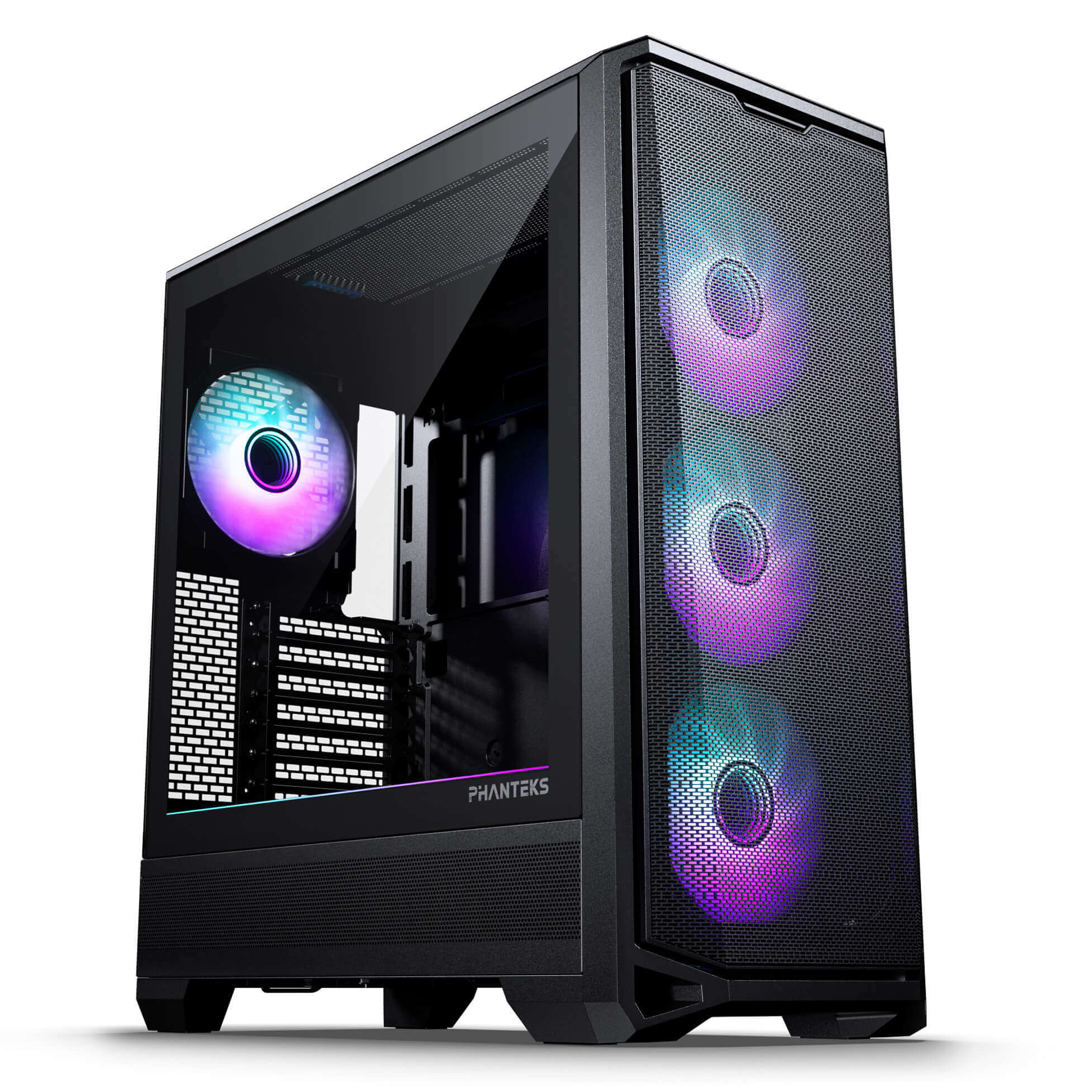 PHANTEKS ECLIPSE G400A CASE TEMPERED GLASS DRGB BLACK