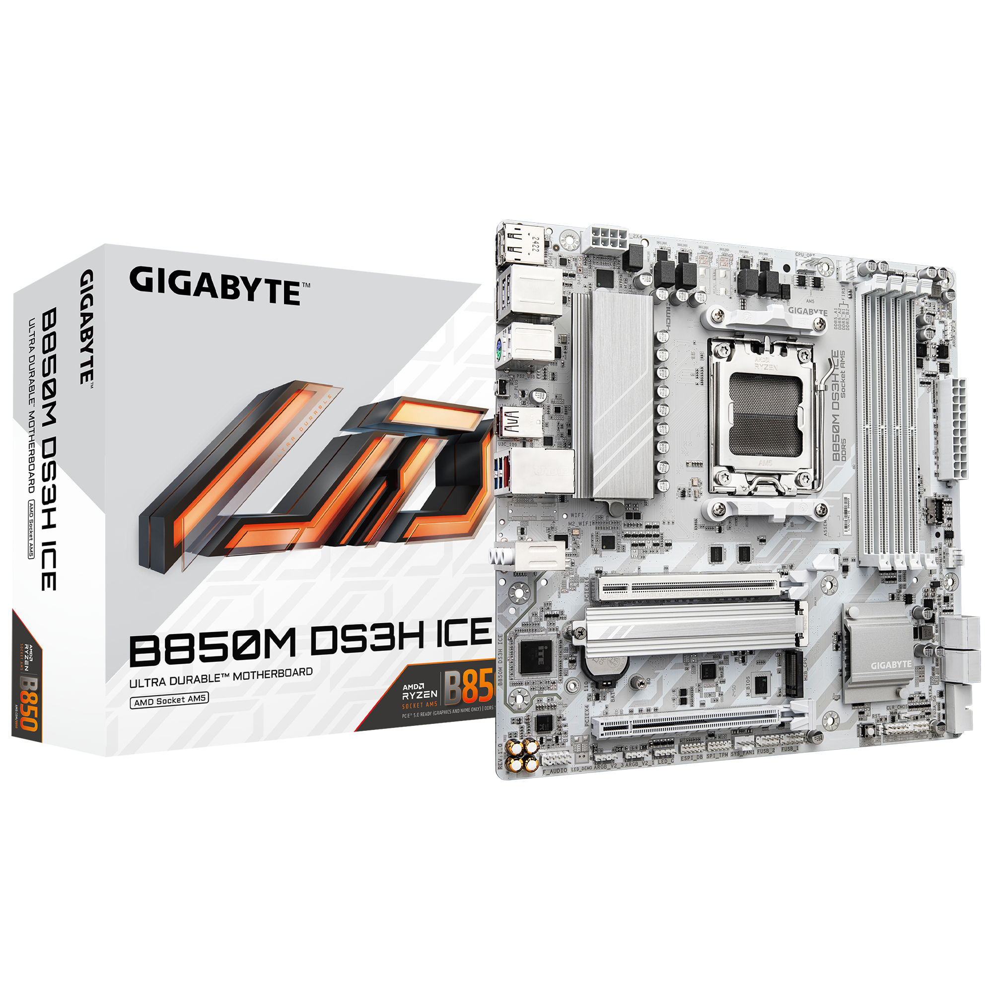 GIGABYTE B850M DS3H ICE