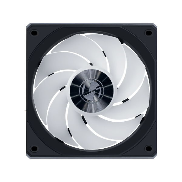 LIAN LI 120MM UNI FAN R12CL LED REVERSE WIRELESS BK(3PACK) thumbnail 4
