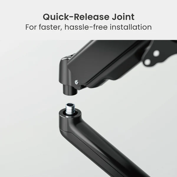 BRATECK ELEMENTAL MONITOR ARMS BLACK (SINGLE) thumbnail 4