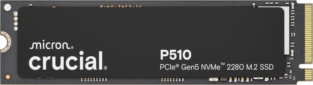CRUCIAL 2TB P510 PCIE GEN5 NVME M.2 SSD