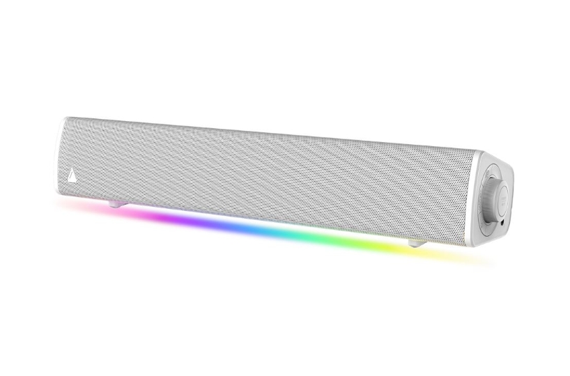 CREATIVE BLASTER GS3 COMPACT RGB GAMING SOUNDBAR (WHITE)