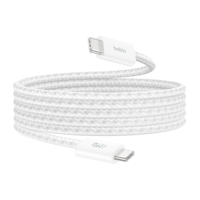 BELKIN BoostCharge USB-C至USB-C編織連接線(240W/1.5米/2PK)