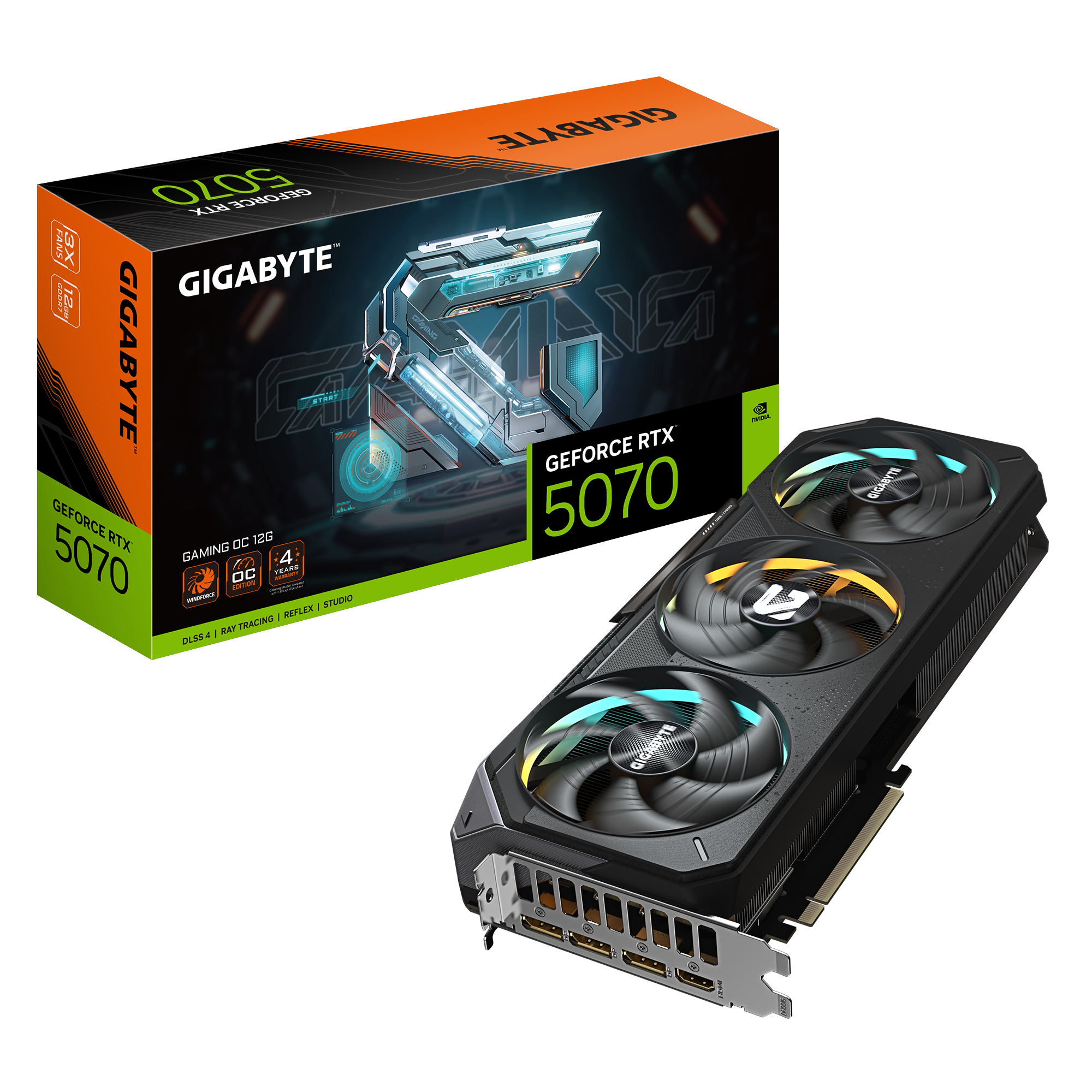 GIGABYTE RTX5070 GAMING OC 12GB GDDR7