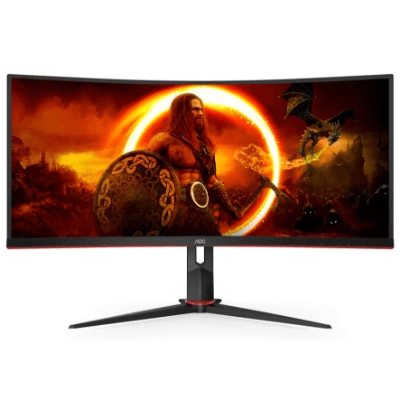 AOC CU34G2XP 34" 21:9 1500R 180Hz MONITOR thumbnail 4