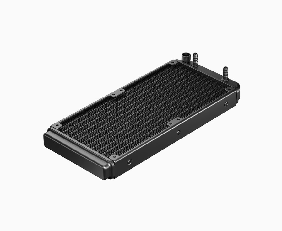 PC COOLER DA240 ARGB HIGH PERFORMANCE AIO CPU COOLING BLACK thumbnail 2