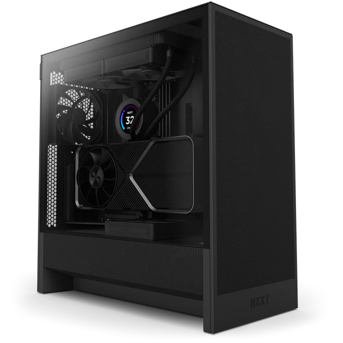 NZXT H5 FLOW (2024) BLACK ATX CASE