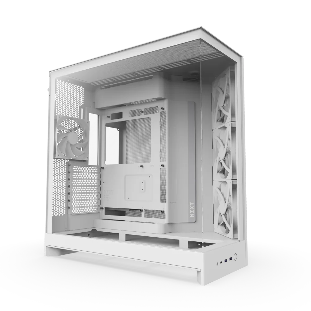 NZXT H9 FLOW V2 EDITION (2025) ALL WHITE