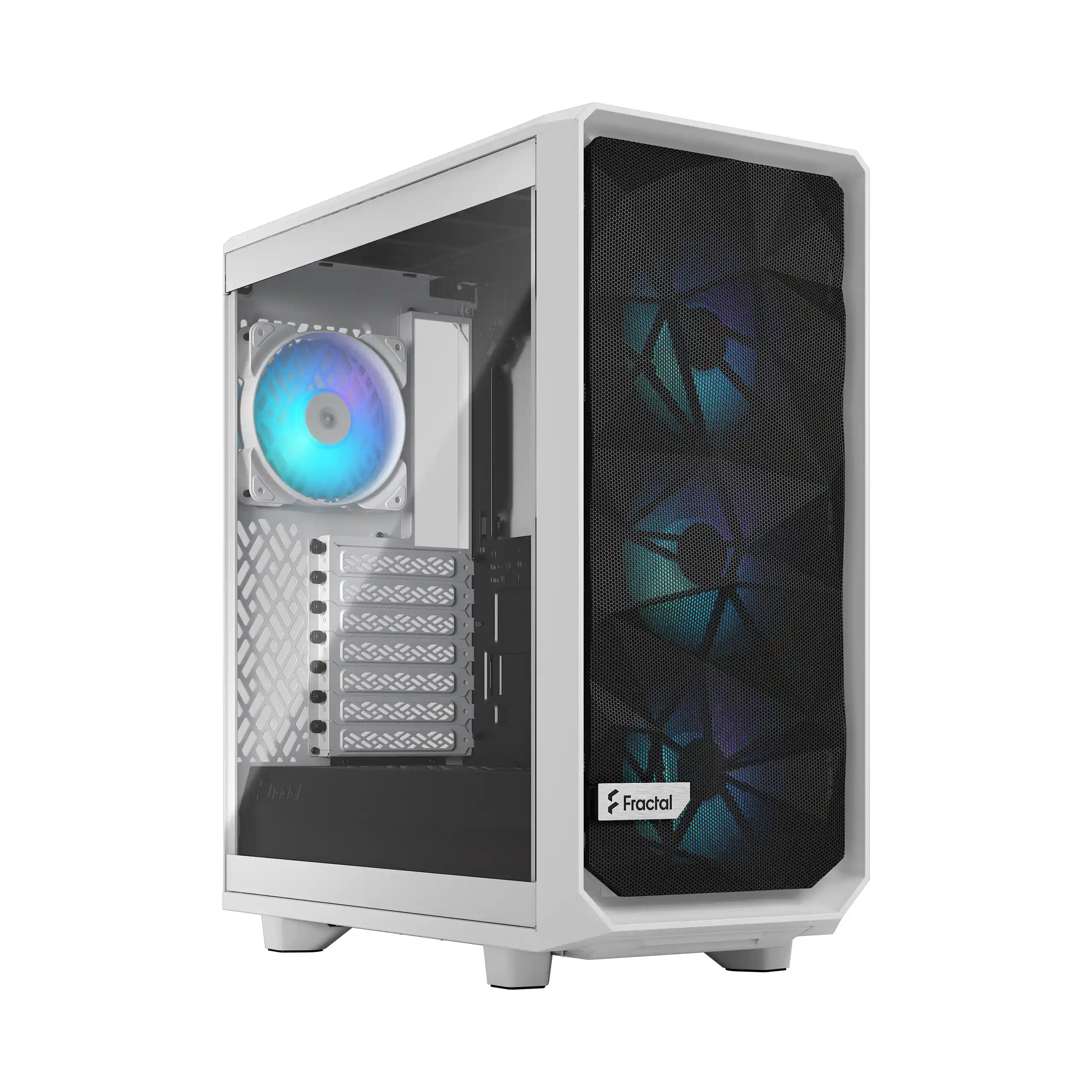 FRACTAL DESIGN MESHIFY 2 COMPACT RGB WHITE TG CLEAR TINT