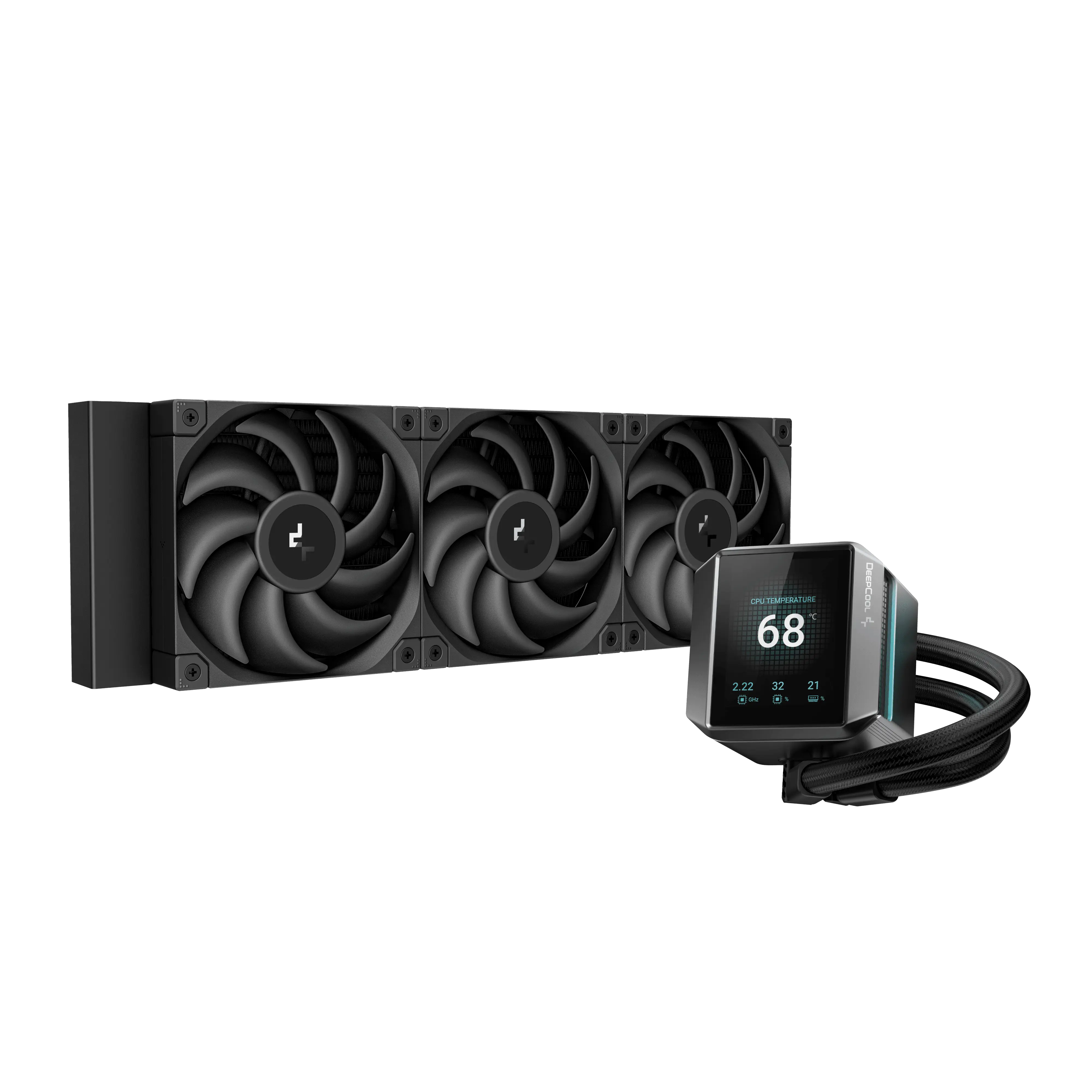 DEEPCOOL MYSTIQUE 360 2.8" TFT LCD 360MM AIO BLACK