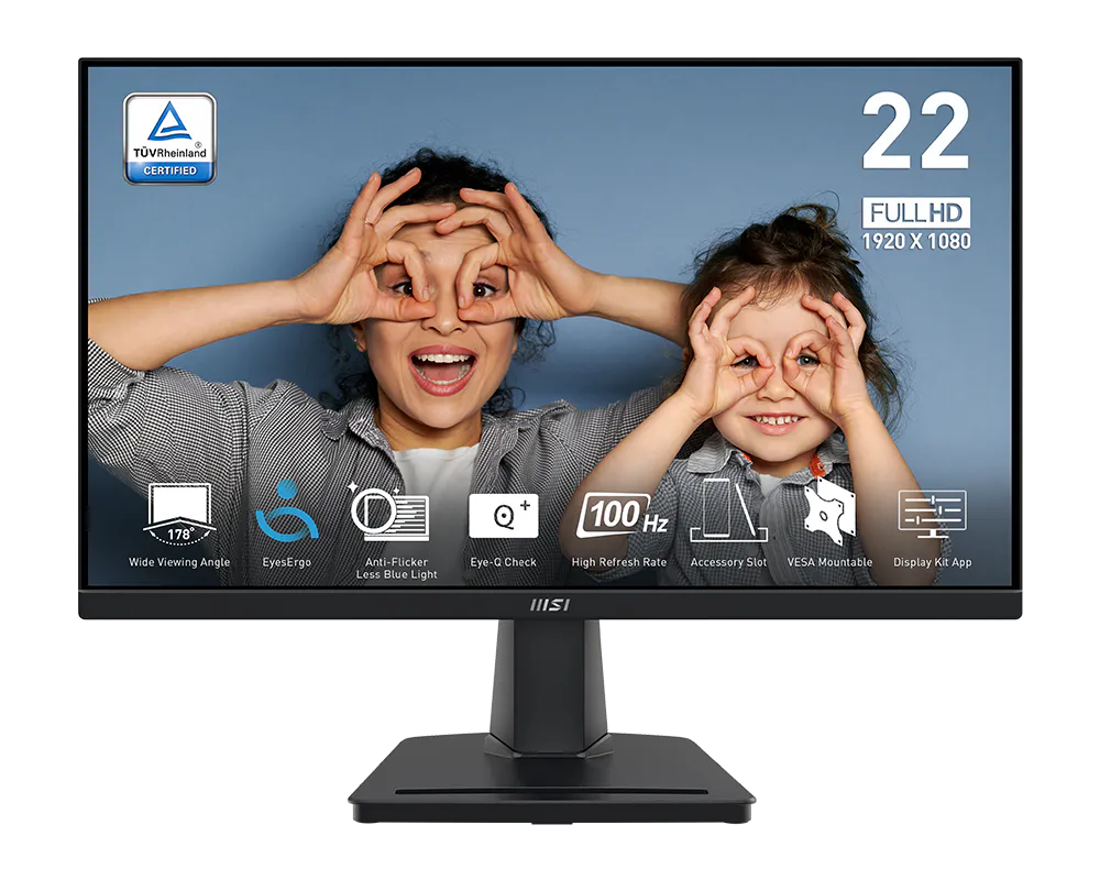 MSI Pro Series MP225V 21.45" VA FHD 100Hz Monitor
