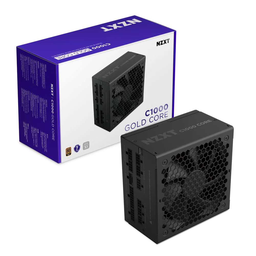 NZXT C1000 GOLD CORE 1000W FULLY MODULAR ATX 3.1 PSU