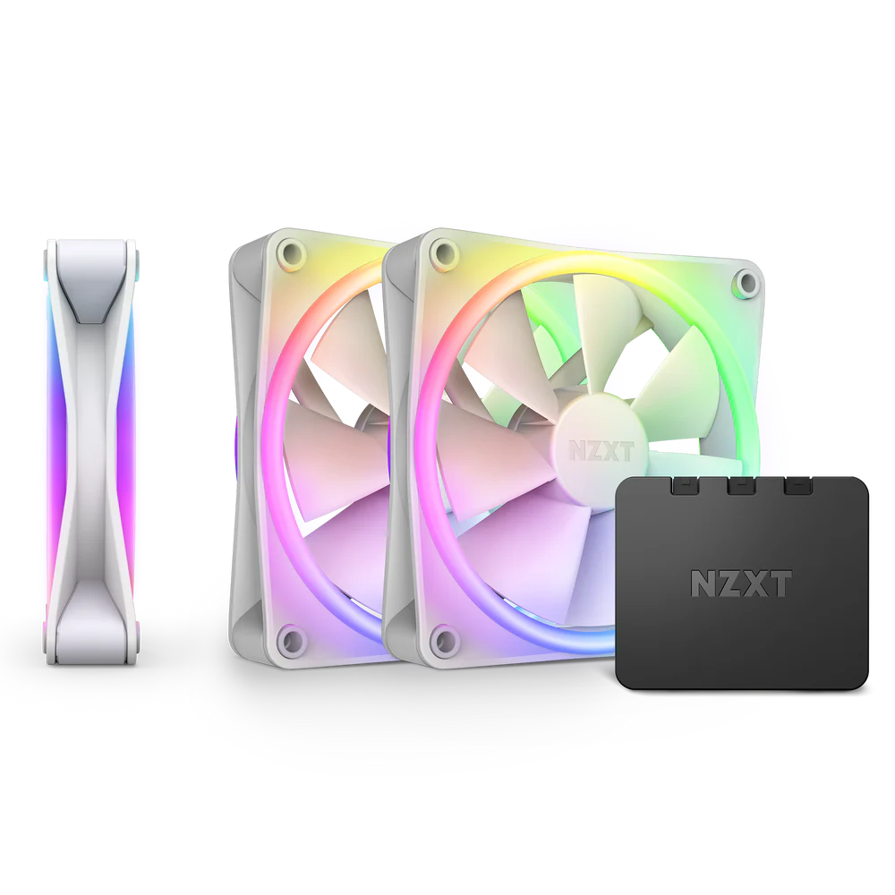 NZXT F120 RGB DUO TRIPLE PACK 120MM FAN WHITE
