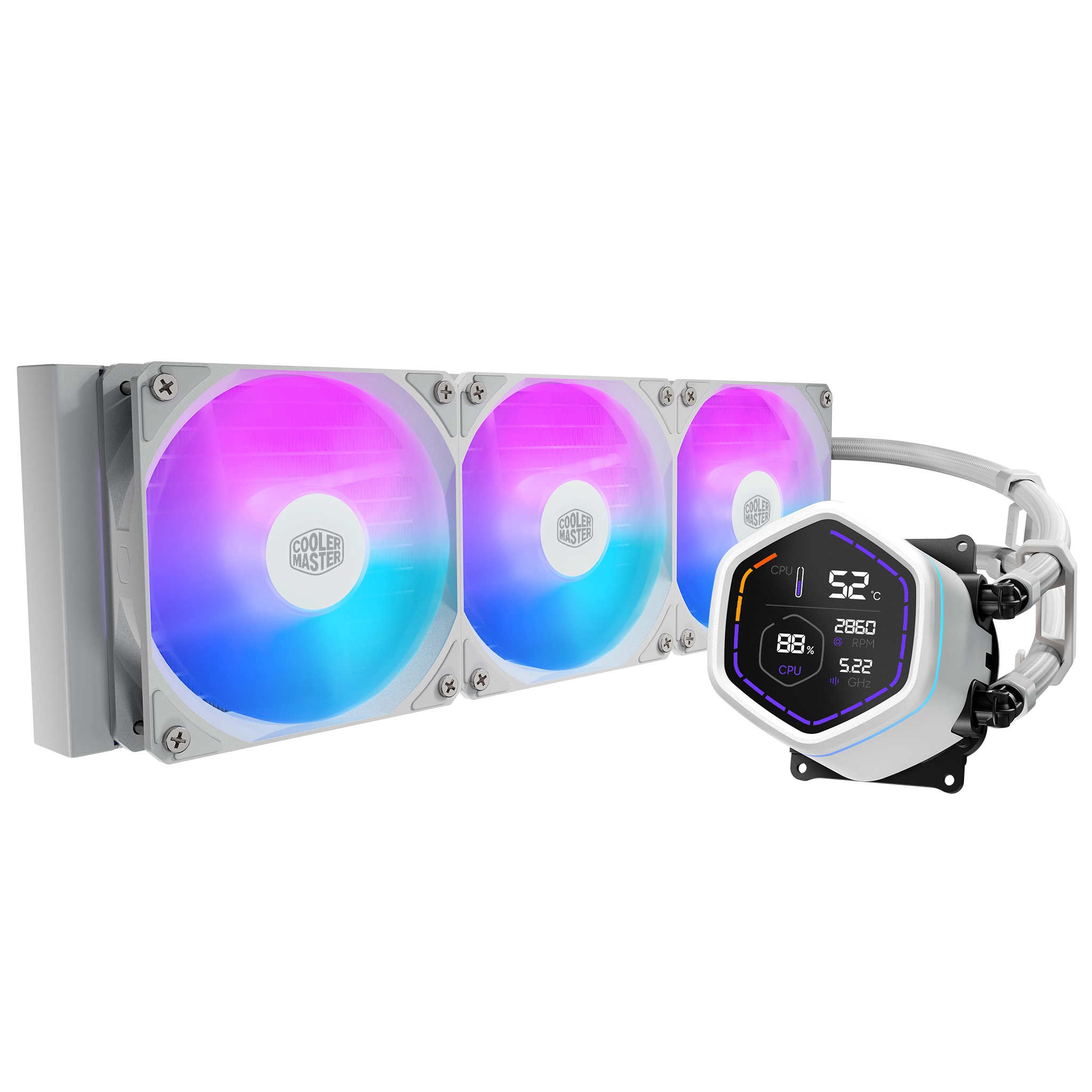COOLER MASTER MasterLiquid ML360 Core Nex Digital White