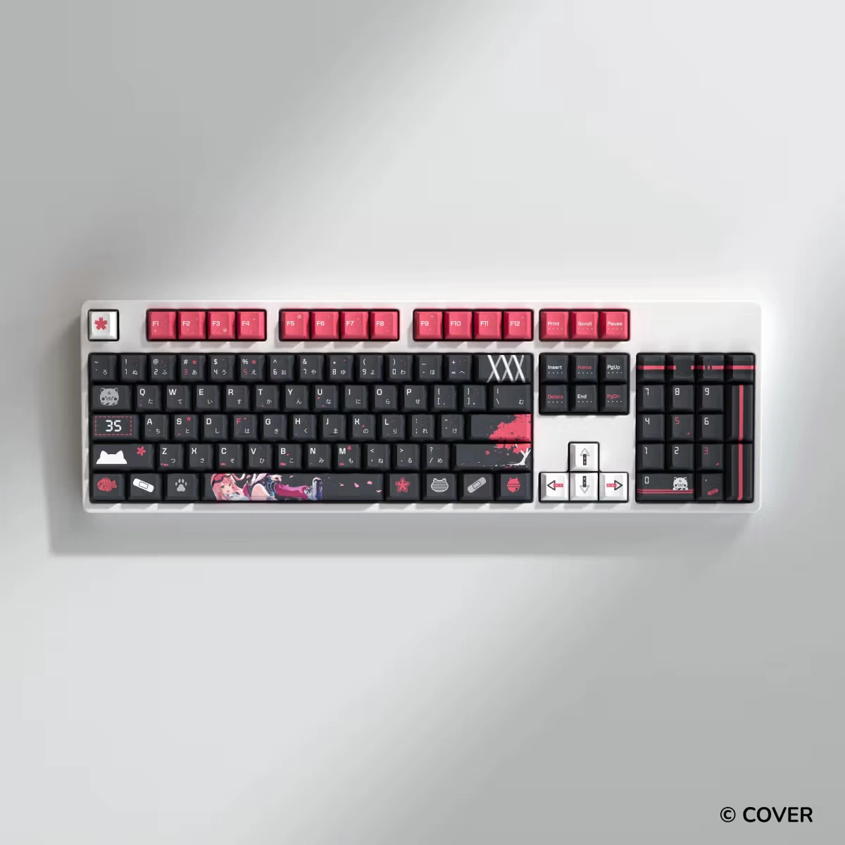 HYTE Sakura Miko Keycap Set and Desk Pad Bundle(BLACK)【預計2026年Q3到貨】 thumbnail 3