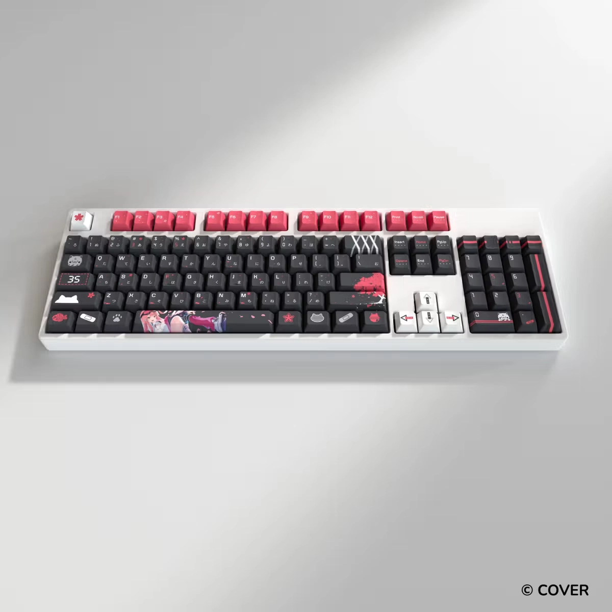 HYTE Sakura Miko Keycap Set and Desk Pad Bundle(BLACK)【預計2026年Q3到貨】 thumbnail 9