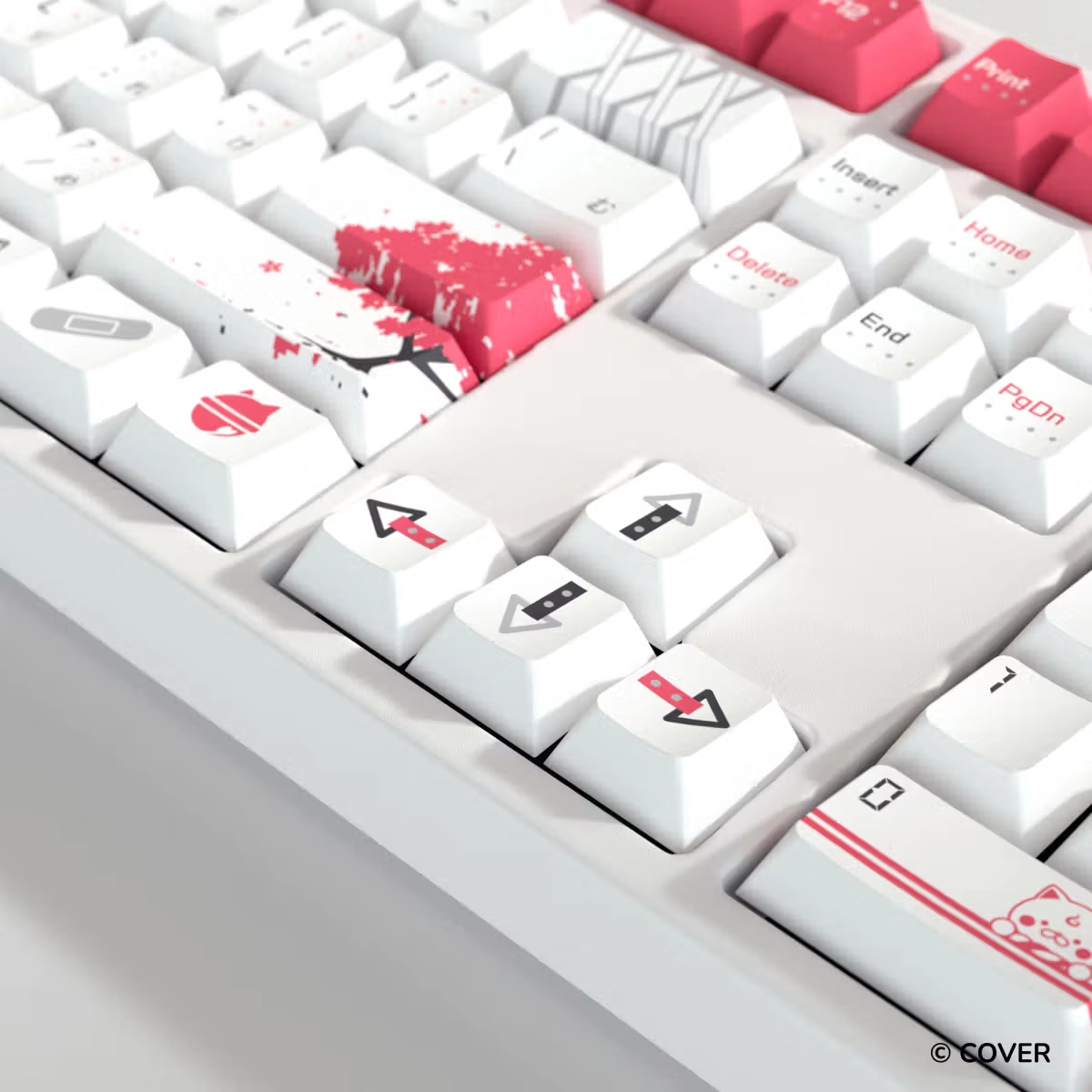 HYTE Sakura Miko Keycap Set and Desk Pad Bundle(WHITE)【預計2026年Q3到貨】 thumbnail 5