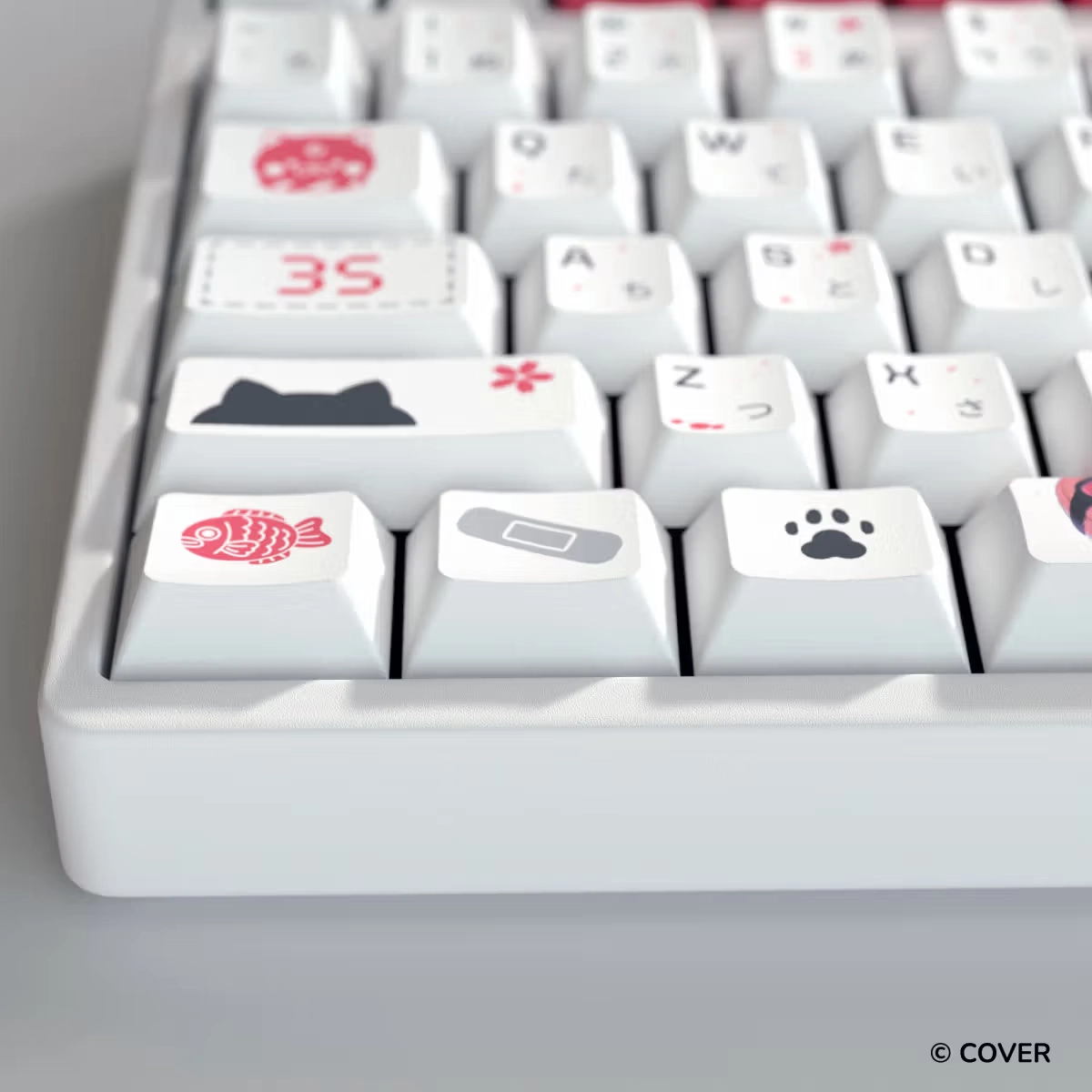 HYTE Sakura Miko Keycap Set and Desk Pad Bundle(WHITE)【預計2026年Q3到貨】 thumbnail 6