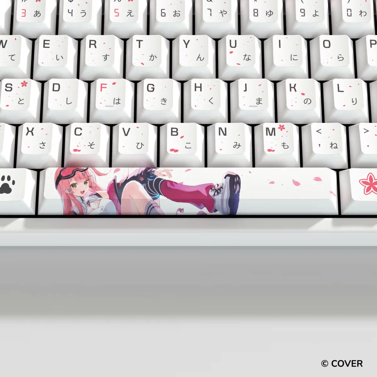 HYTE Sakura Miko Keycap Set and Desk Pad Bundle(WHITE)【預計2026年Q3到貨】 thumbnail 7