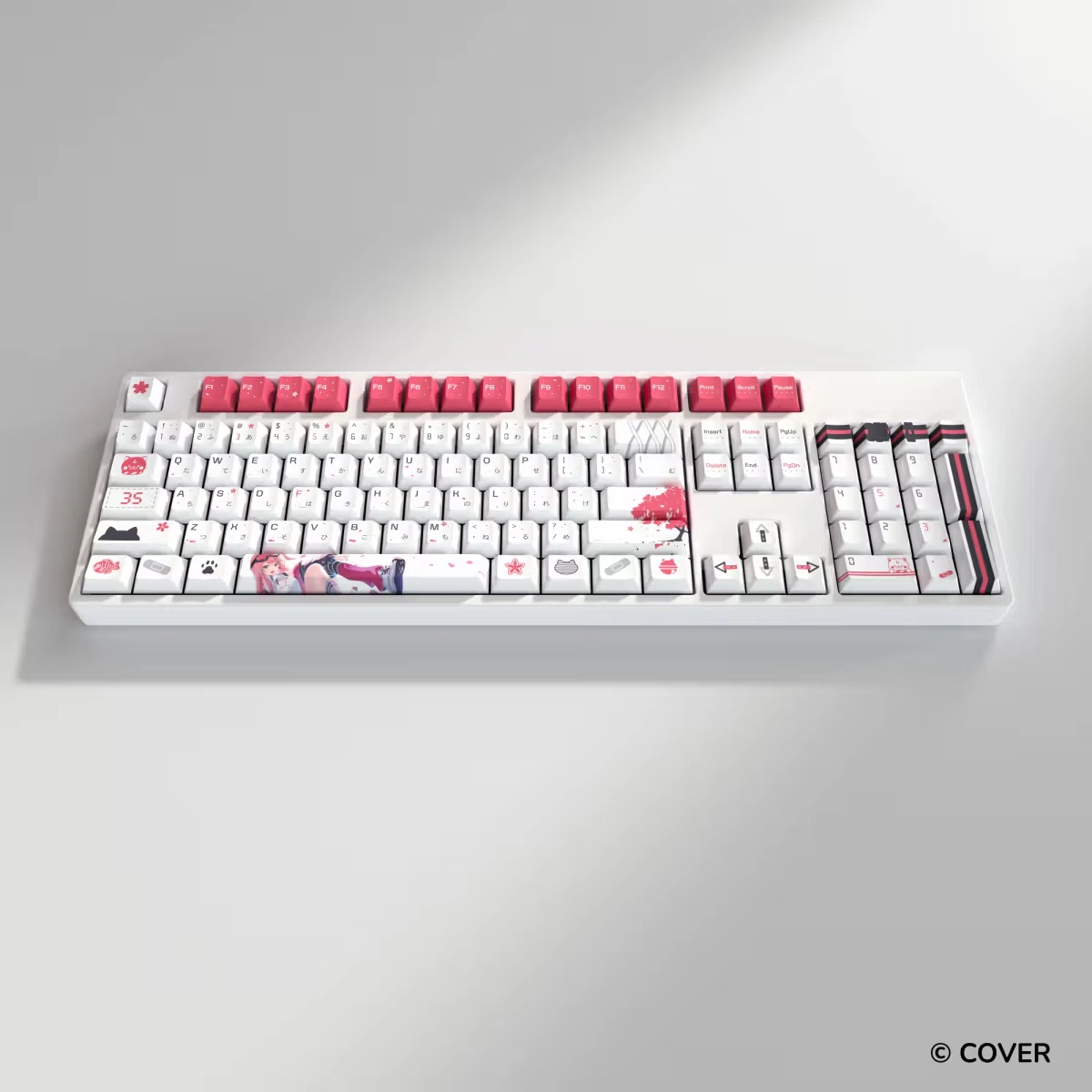 HYTE Sakura Miko Keycap Set and Desk Pad Bundle(WHITE)【預計2026年Q3到貨】 thumbnail 9
