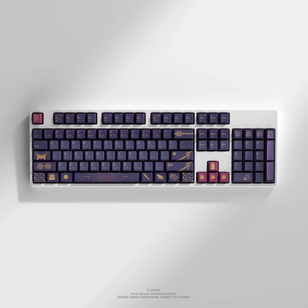 HYTE Ninomae Ina'nis Keycap Set and Desk Pad Bundle【預計2026年Q4到貨】 thumbnail 9