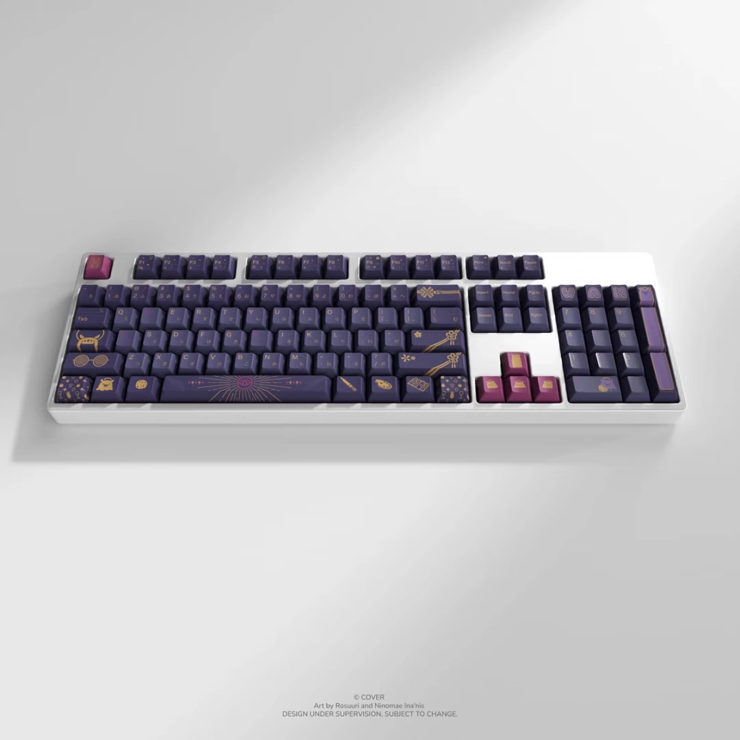 HYTE Ninomae Ina'nis Keycap Set and Desk Pad Bundle【預計2026年Q4到貨】 thumbnail 3