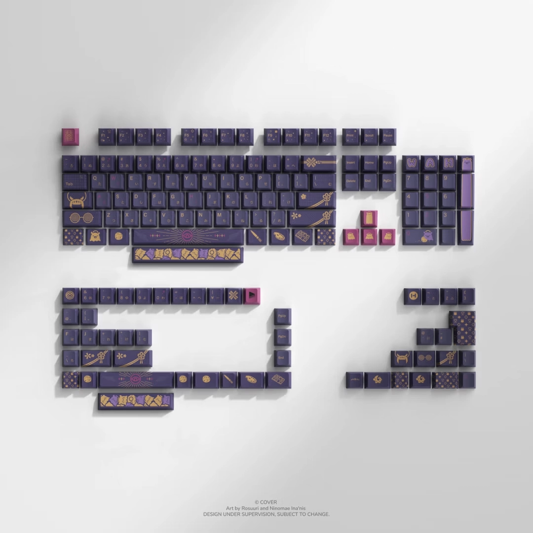 HYTE Ninomae Ina'nis Keycap Set and Desk Pad Bundle【預計2026年Q4到貨】 thumbnail 2