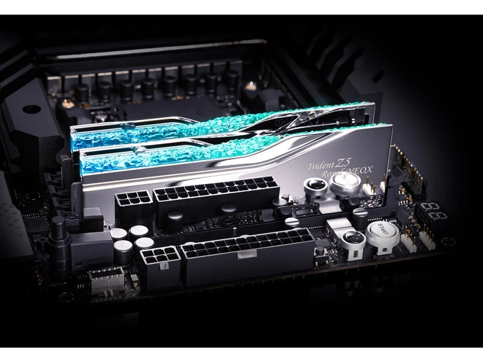 G-SKILL TZ5 ROYAL NEO X RGB 32G(16G*2) DDR5 6000MHZ SILVER thumbnail 2