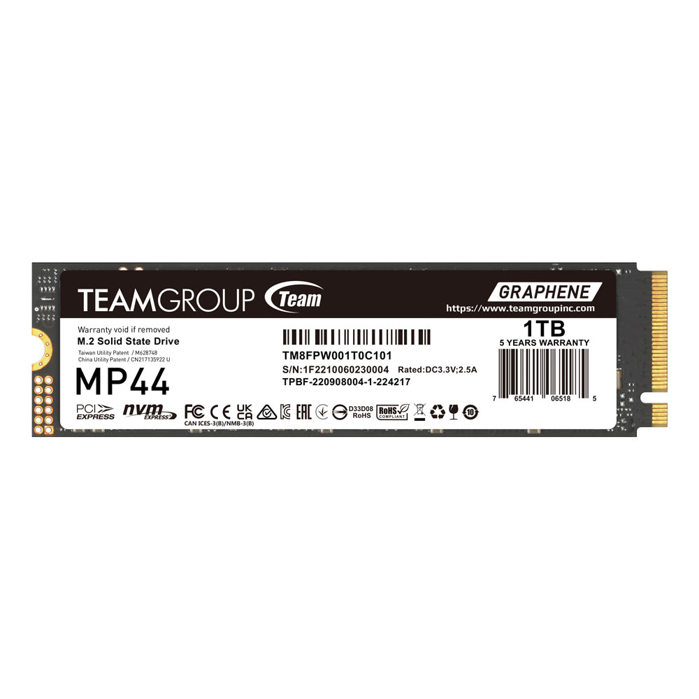 TEAM MP44 1TB NVME M.2 PCIE 4.0 X4 SSD