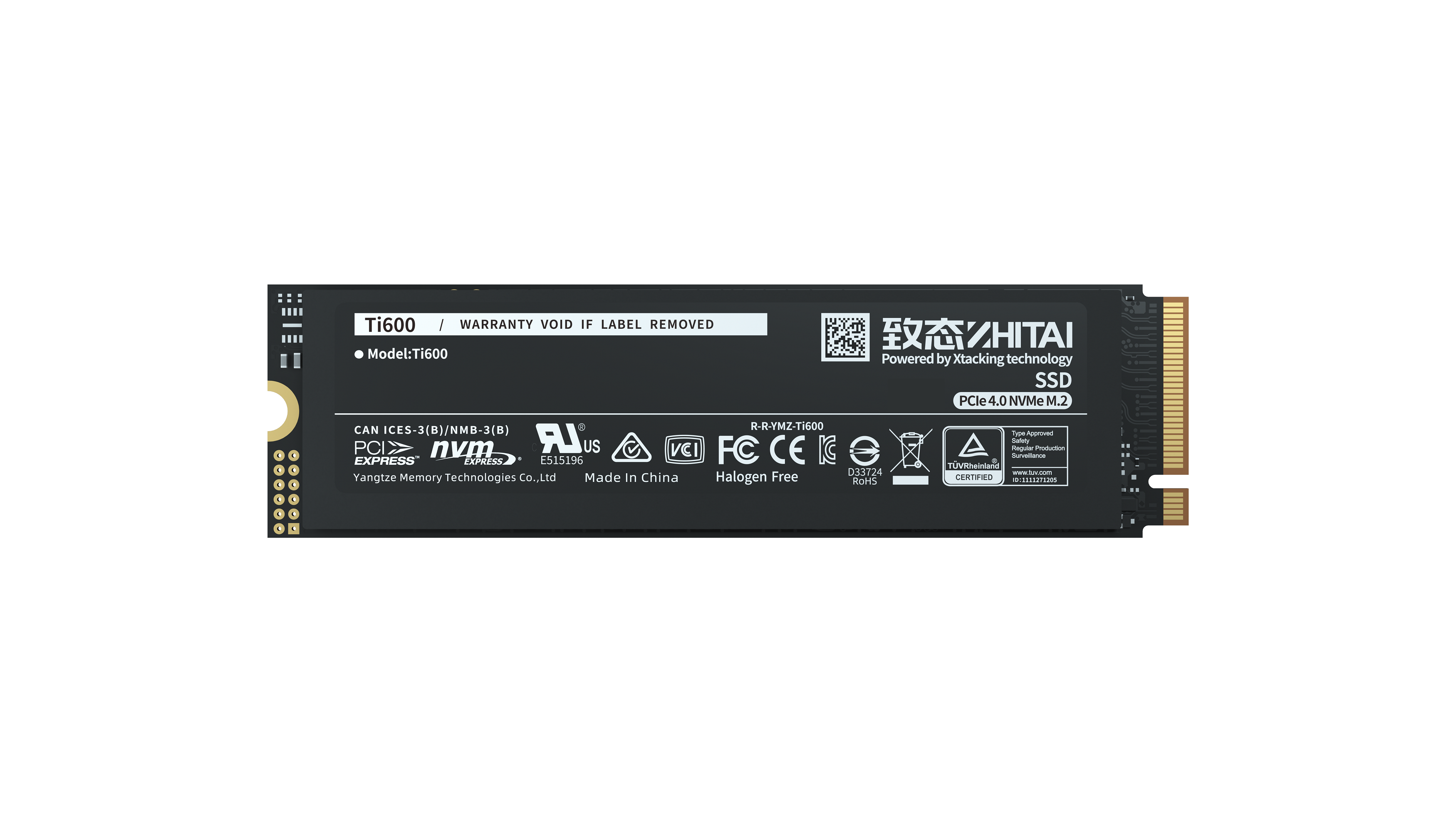 ZHI TAI TI600S 512GB PCIE4.0 NVME M.2 SSD