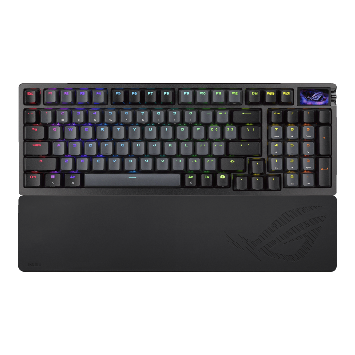 ASUS ROG Azoth 96 HE Lite 96% 無線電競機械鍵盤 黑色