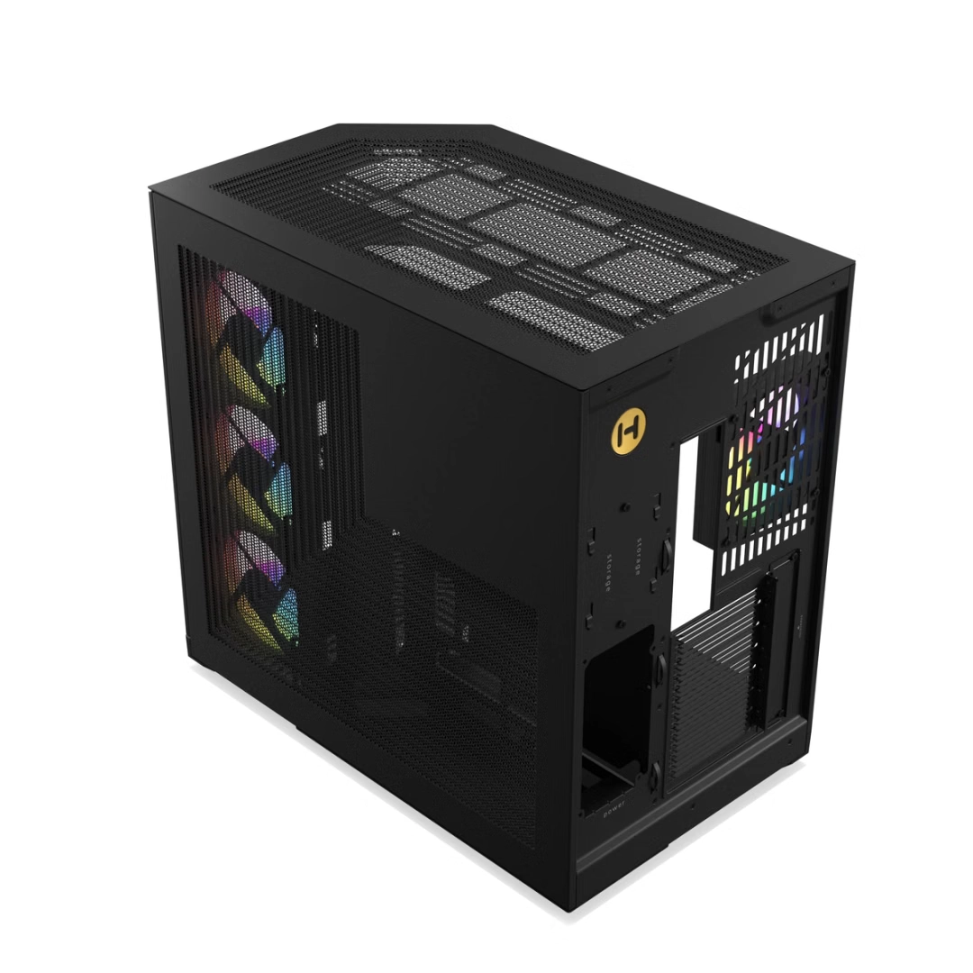 HYTE Y50 RGB ATX CASE PITCH BLACK thumbnail 6