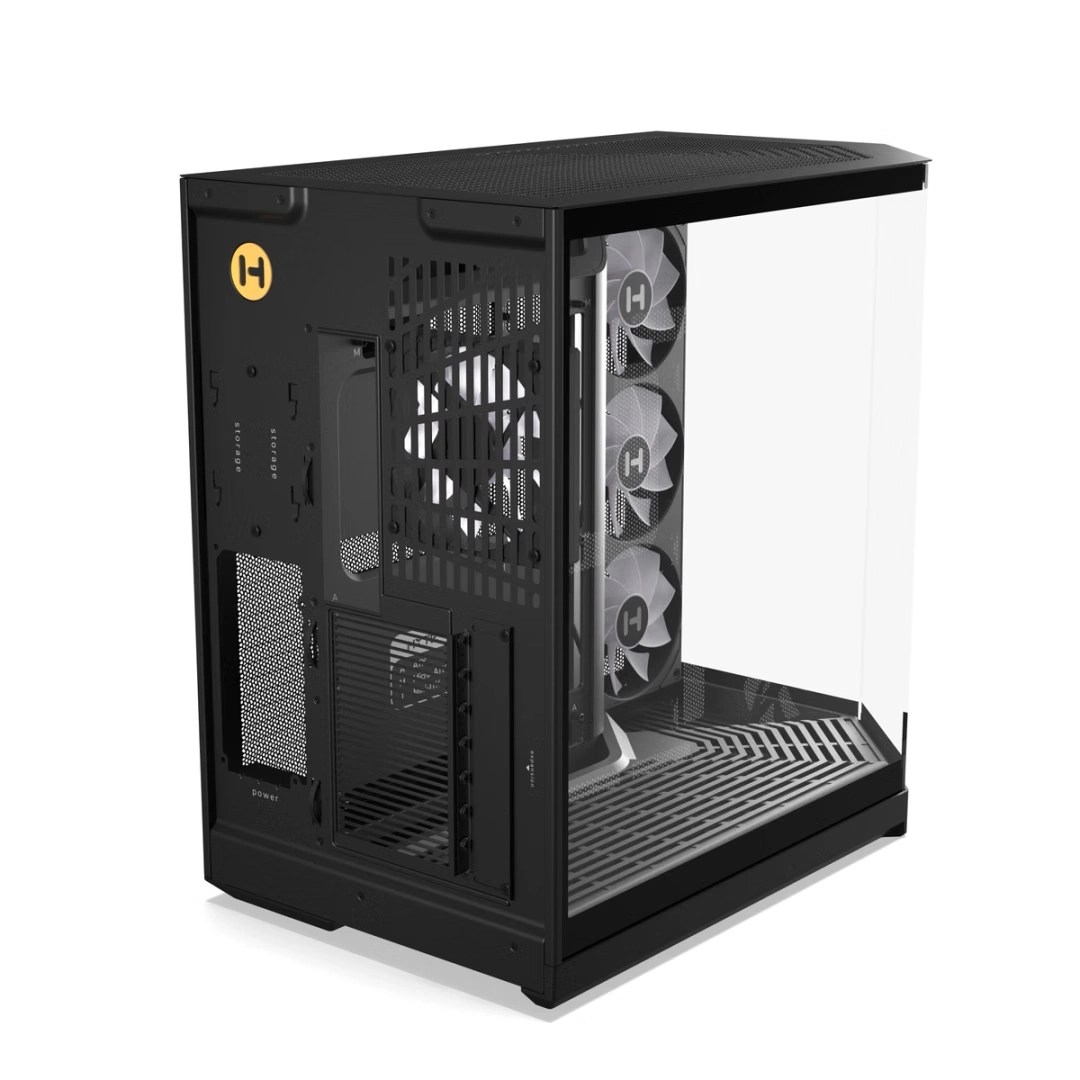 HYTE Y50 RGB ATX CASE PITCH BLACK thumbnail 13