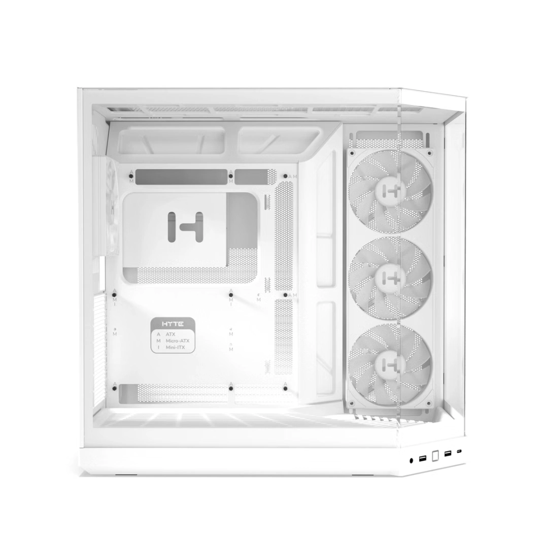 HYTE Y50 RGB ATX CASE SNOW WHITE thumbnail 13