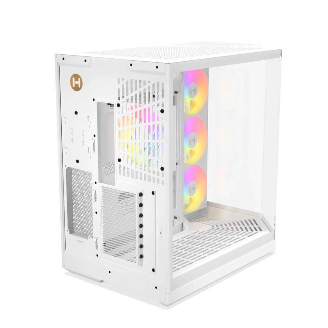 HYTE Y50 RGB ATX CASE SNOW WHITE thumbnail 5