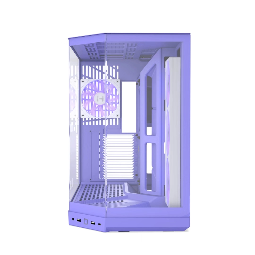 HYTE Y50 RGB ATX CASE TARO MILK thumbnail 3