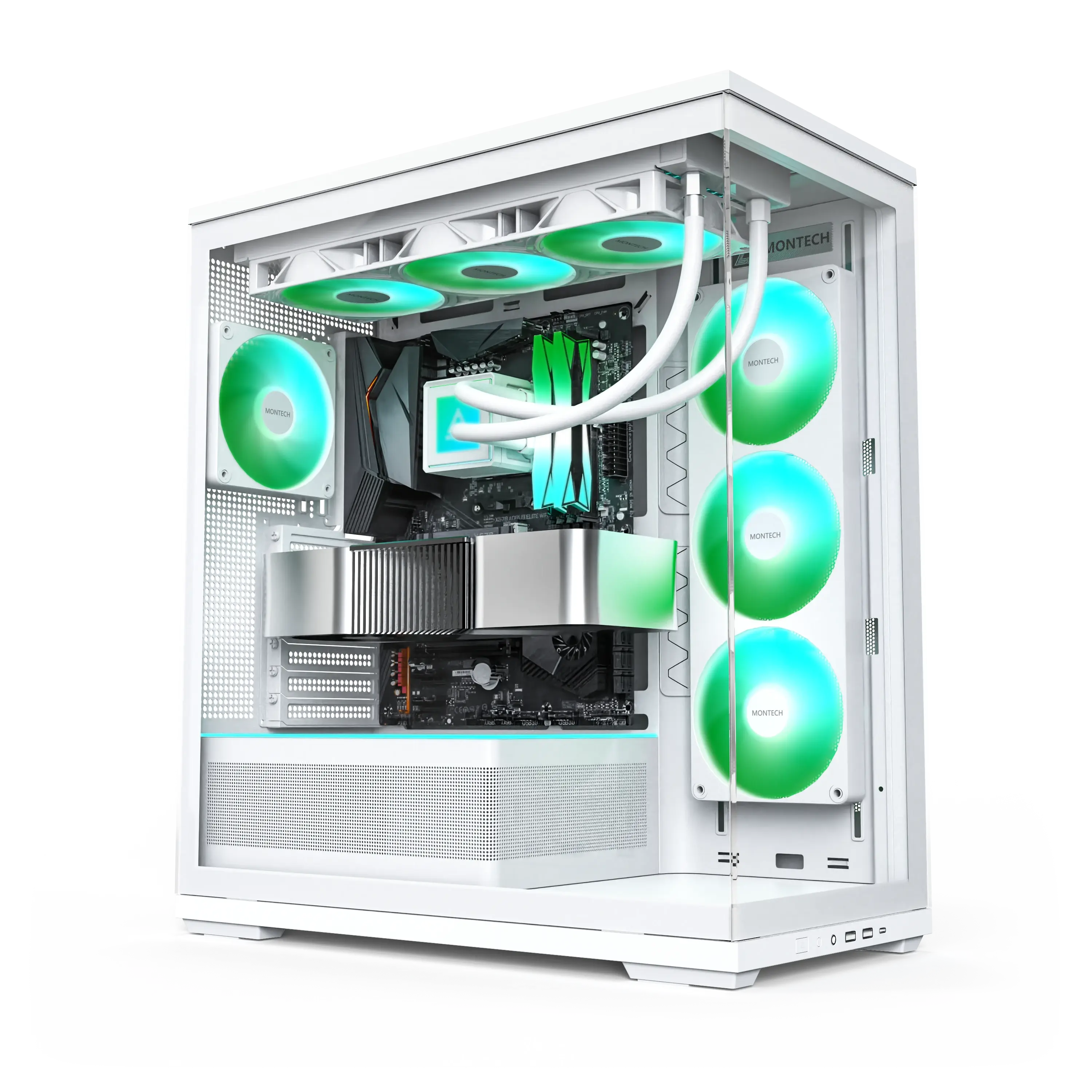 MONTECH TG3 ATX CASE WHITE thumbnail 7