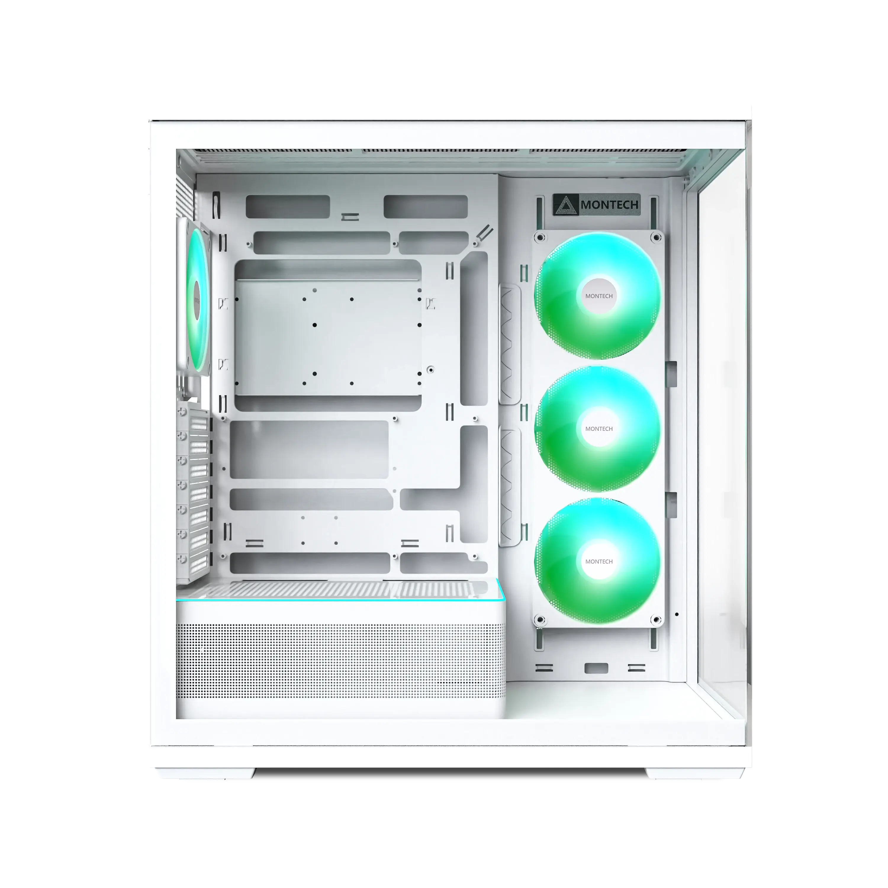 MONTECH TG3 ATX CASE WHITE thumbnail 3