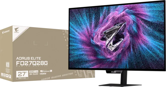 GIGABYTE AORUS ELITE FO27Q28G 27" 2K WOLED 280Hz thumbnail 6